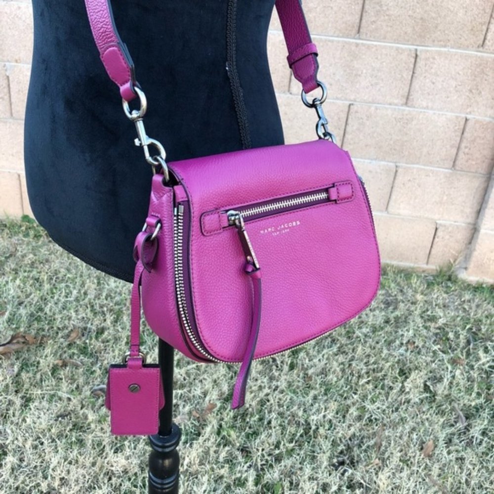 MARC JACOBS Recruit leather crossbody bag